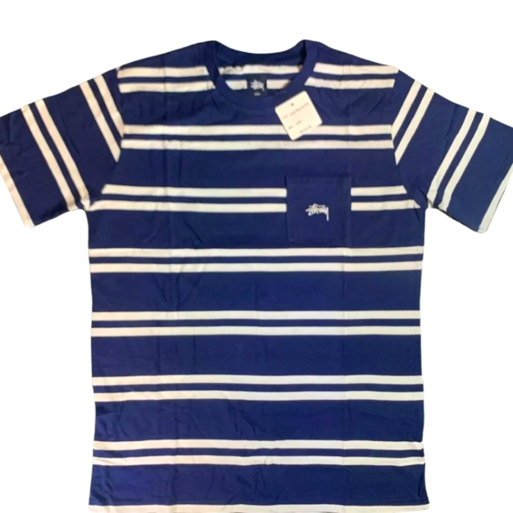 Vintage 90's Stussy Shirt - Size L - Striped